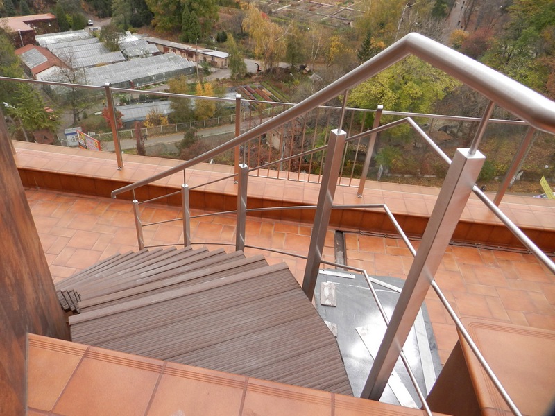 Лестница с террасной доски