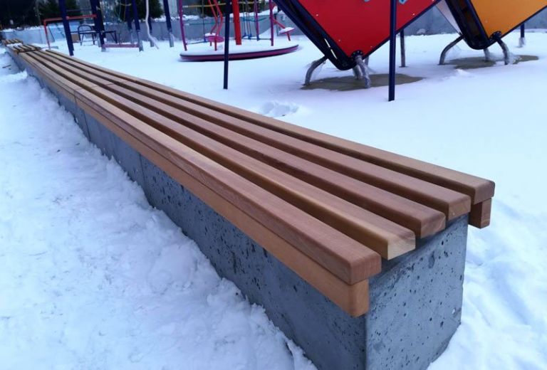 Скамейки уличные для жилого комплекса