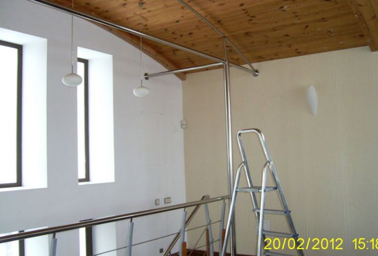 Карниз металлический для акустических штор