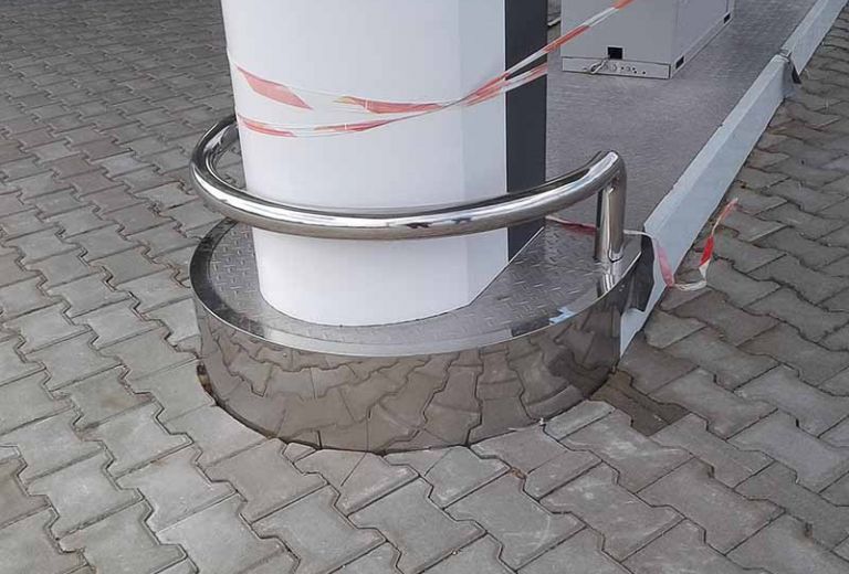 Конструкции из нержавеющей стали для АЗС