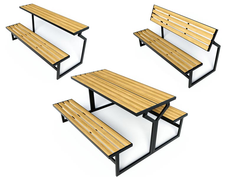 Мебель трансформер: стол-скамейка - удобство в максимальной компактности