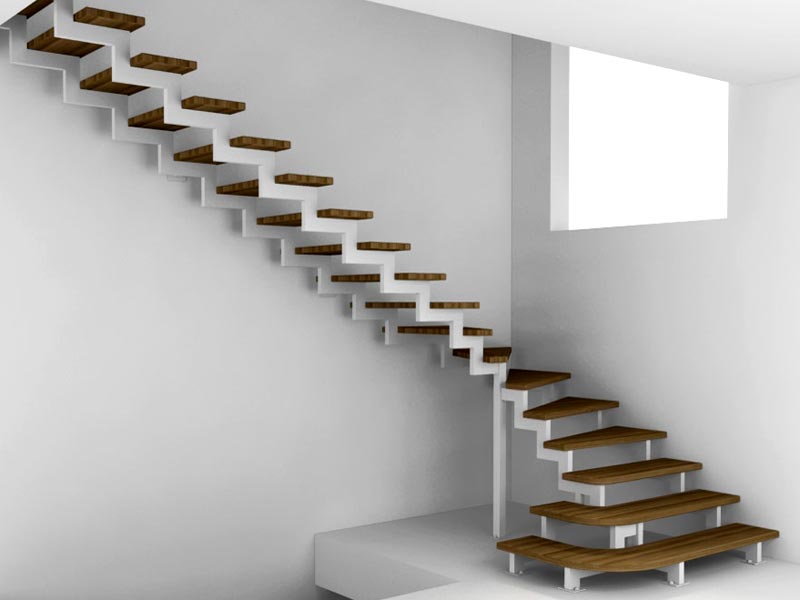 3d модель лестницы